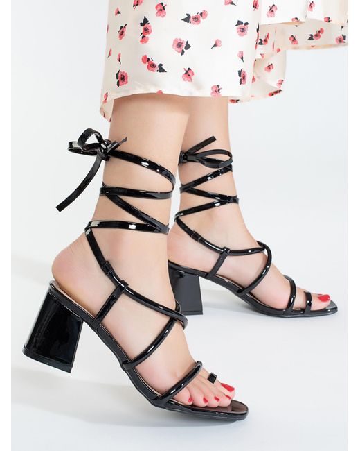 Celena Black Riemensandale