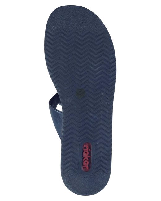 Rieker Blue Pantolette Basic