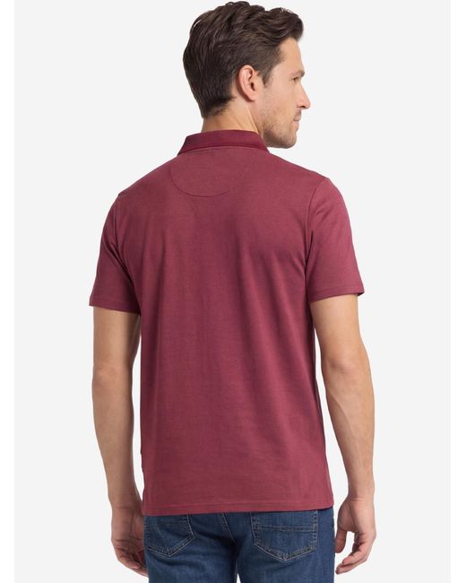 Redmond Shirt Basic in Red für Herren