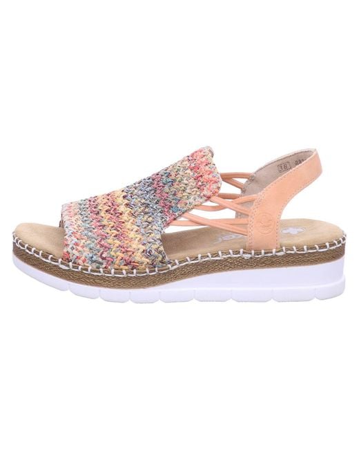 Rieker Pink Sandale