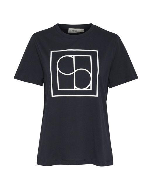 Soaked In Luxury Black T-Shirt 'Varga'