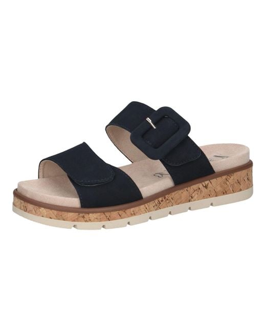 Caprice Blue Pantolette