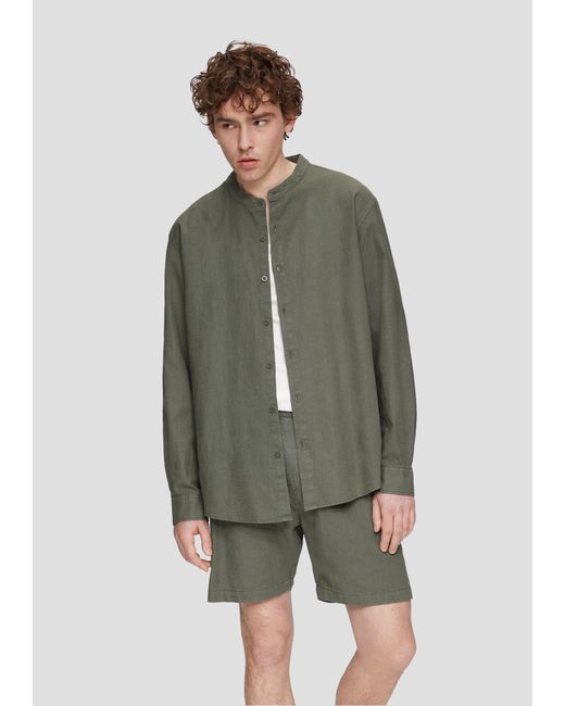 QS Hemd in Green für Herren