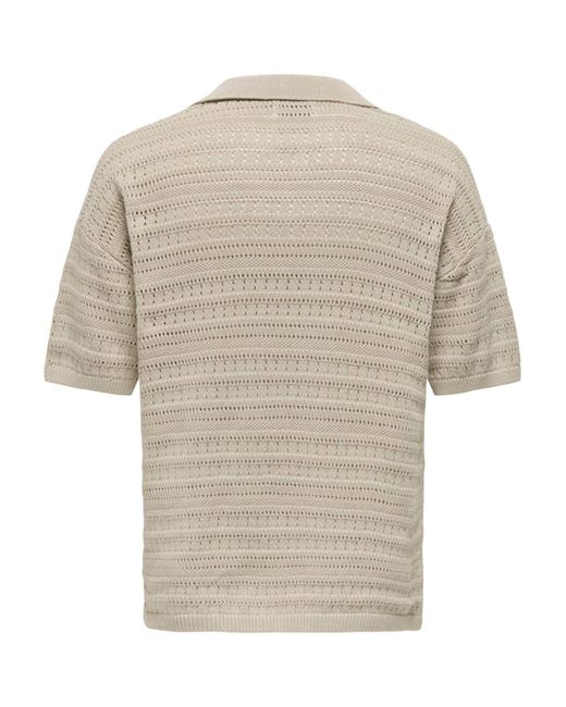 Only & Sons Pullover Onsgrayson in Natural für Herren