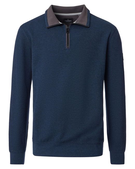 CASA MODA Sweatshirt Basic in Blue für Herren