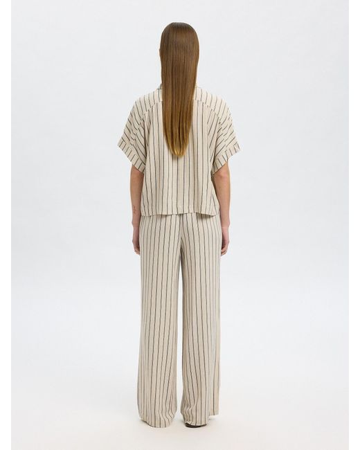 SELECTED Natural Bluse 'Slfviva'
