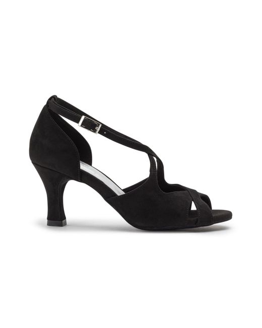 Dancing Queen Black Sandale Grace Harmony Tanzschuhe Wildleder