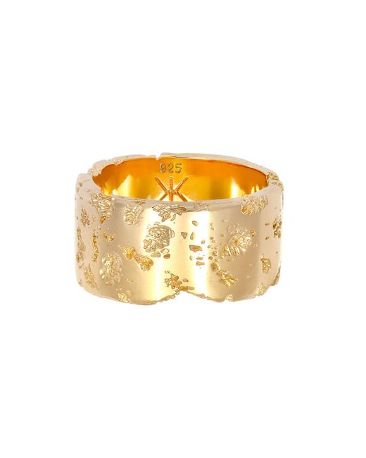 Kuzzoi Ring in Metallic für Herren