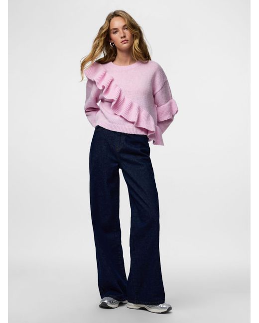 Pieces Pink Pullover Pcnor