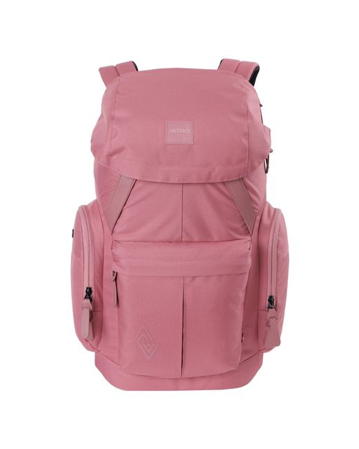 NitroBags Backpack Urban Daypack in Pink für Herren