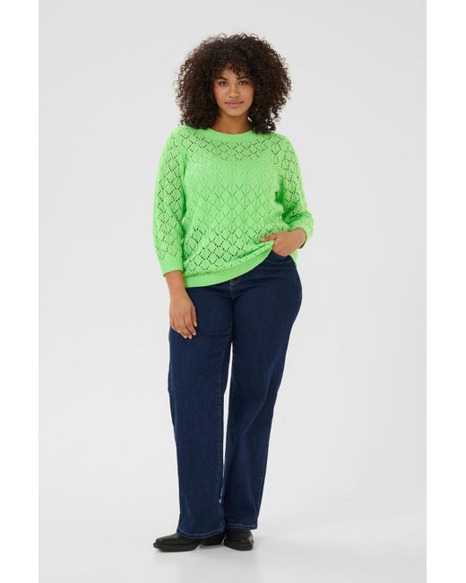 Kaffe Green Pullover Kcmika