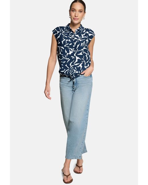 Zero Blue Bluse