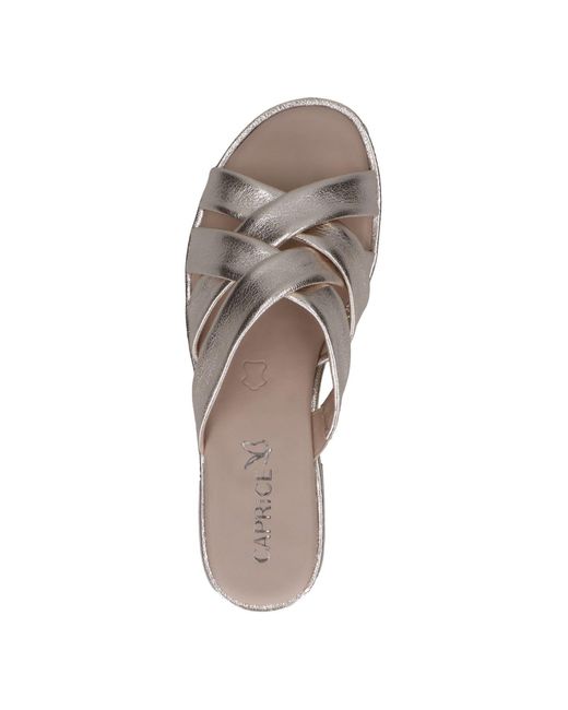 Caprice Metallic Pantolette