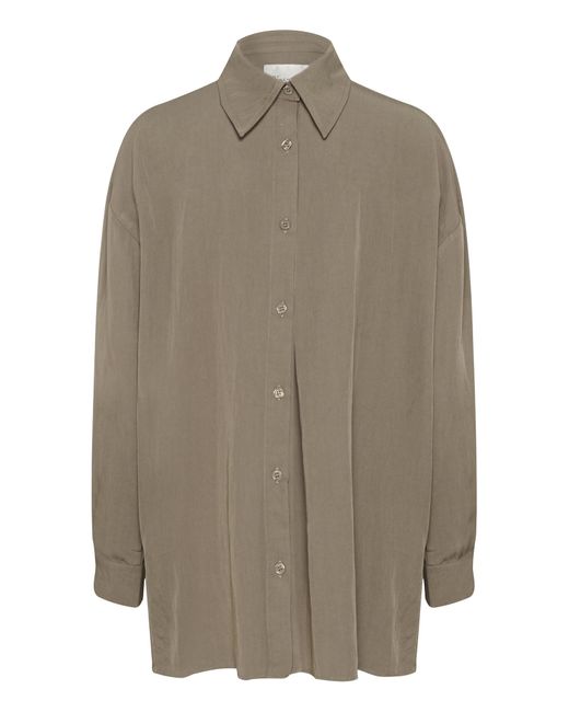 My Essential Wardrobe Gray Bluse 'Gilda'