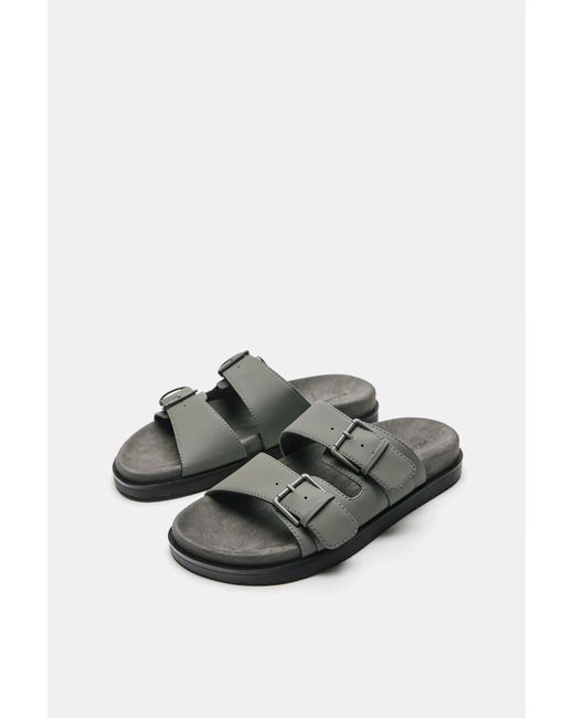 Pull&Bear Pantolette in Gray für Herren
