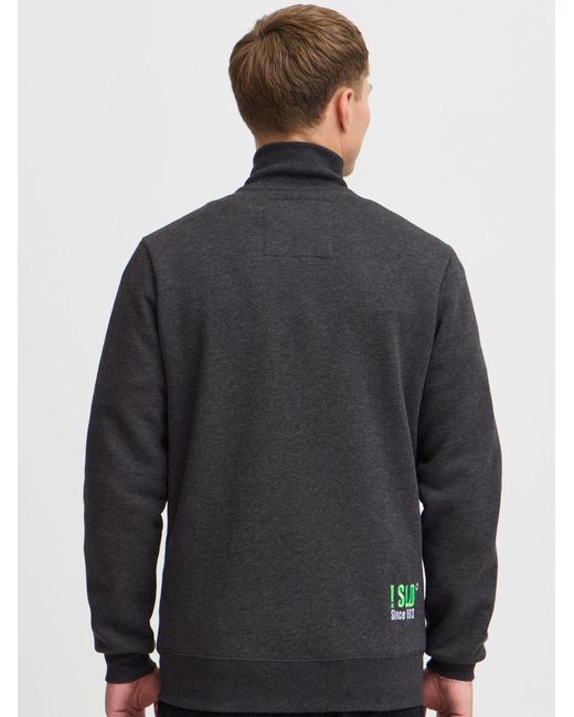 Solid Sweatjacke Benntrack in Gray für Herren