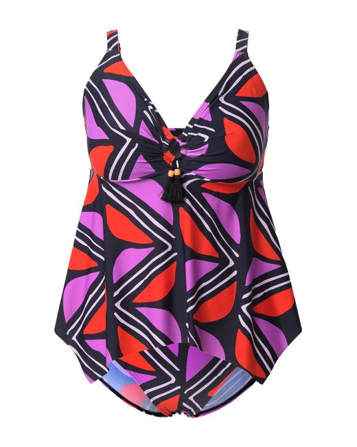Ulla Popken Red Tankini Judith (Grs)