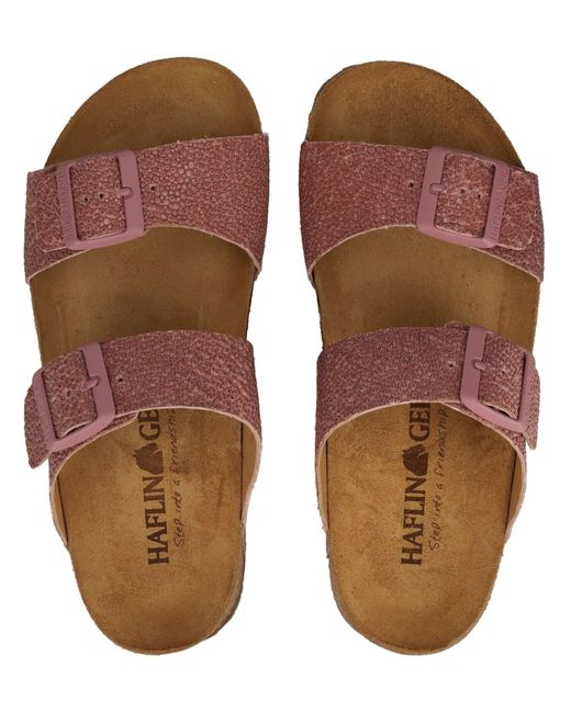 Haflinger Brown Pantolette
