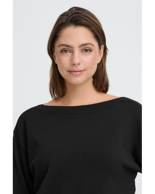 Ichi Black Pullover Ihluls