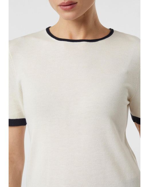 Comma, White Strickpullover