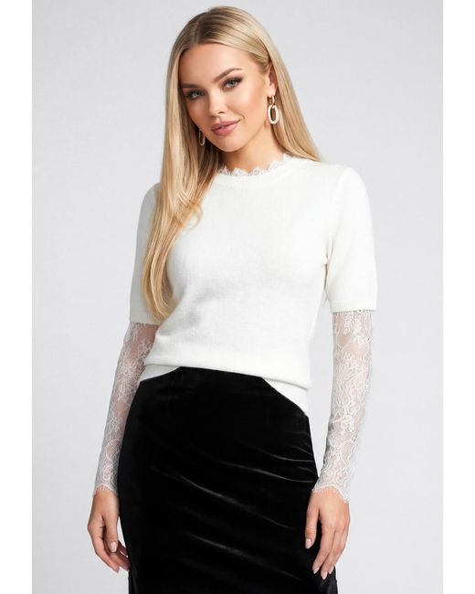 faina White Pullover