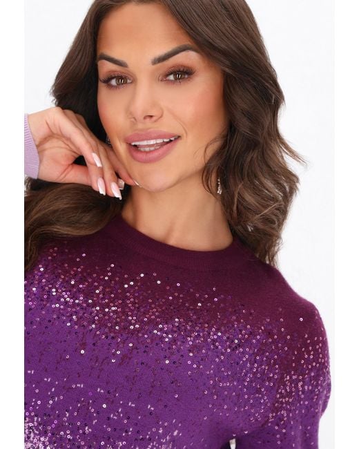 faina Purple Pullover