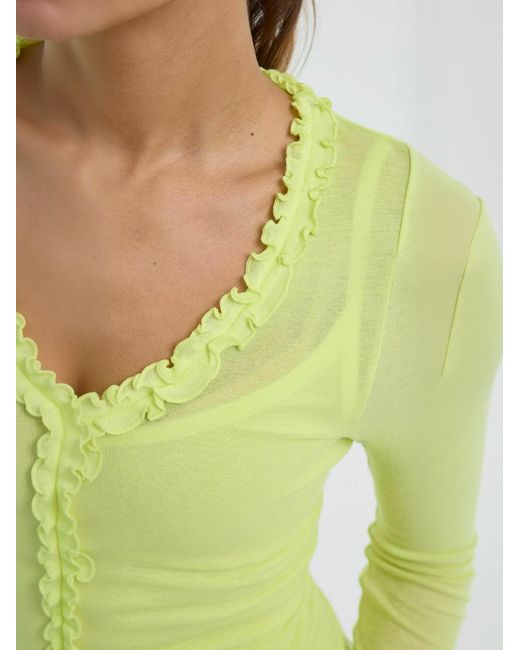 Seamless Basic Green Shirt