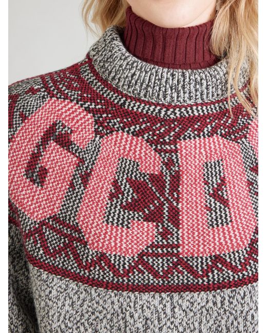 Gcds Gray Pullover Snow