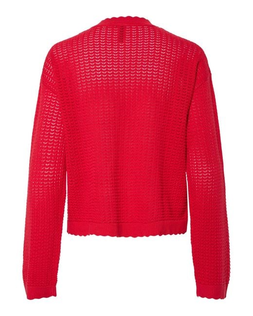 Pieces Red Pullover 'Scout'