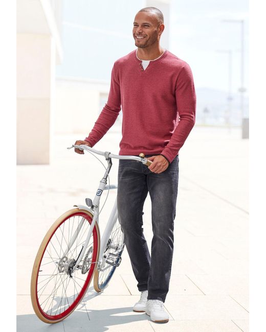 H.i.s. Pullover in Pink für Herren