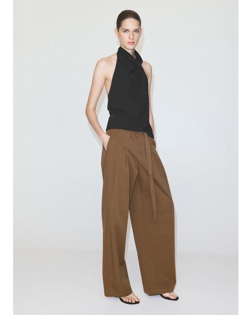 Mango Black Top Dalias