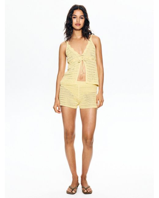 Pull&Bear Yellow Stricktop