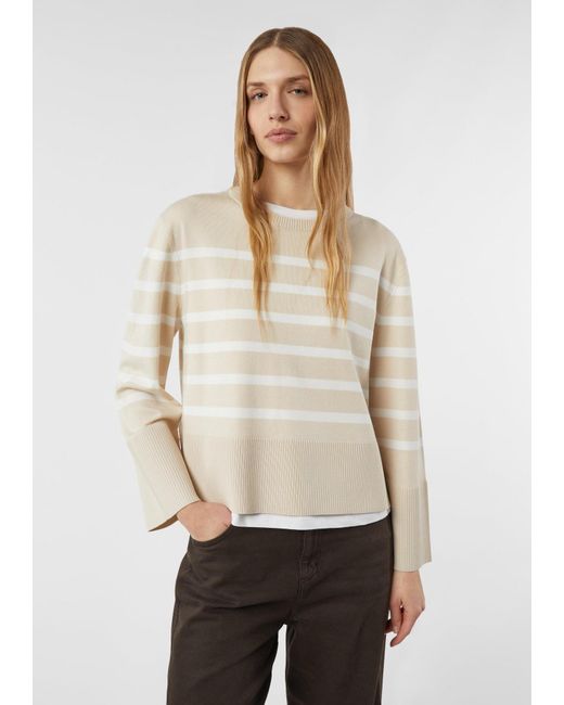 Comma, White Pullover