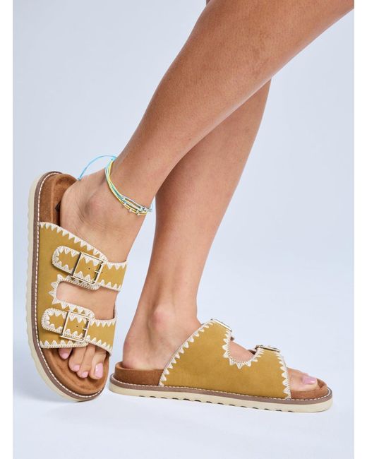 Roxy Metallic Pantolette