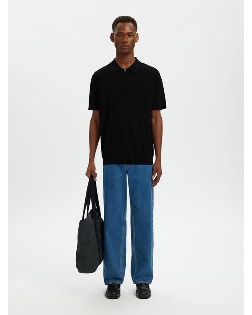 SELECTED Pullover in Black für Herren