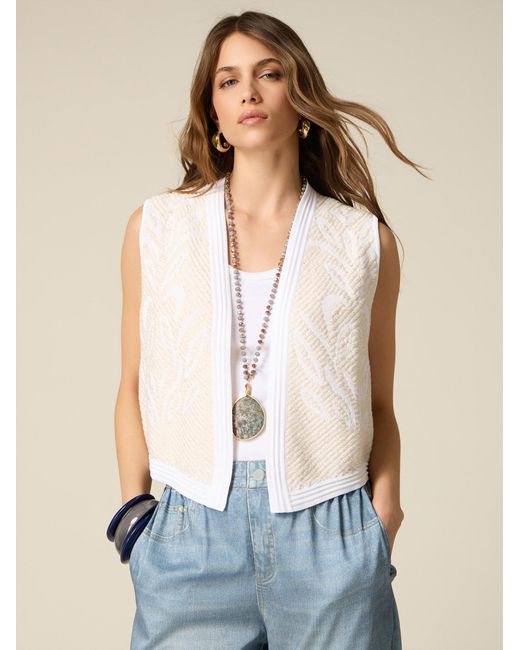 Oltre White Pullover