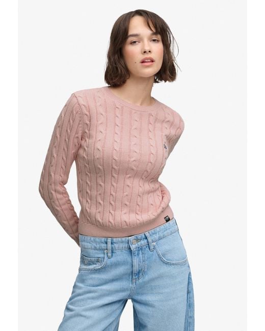 Superdry & Co Pink Pullover Essentials