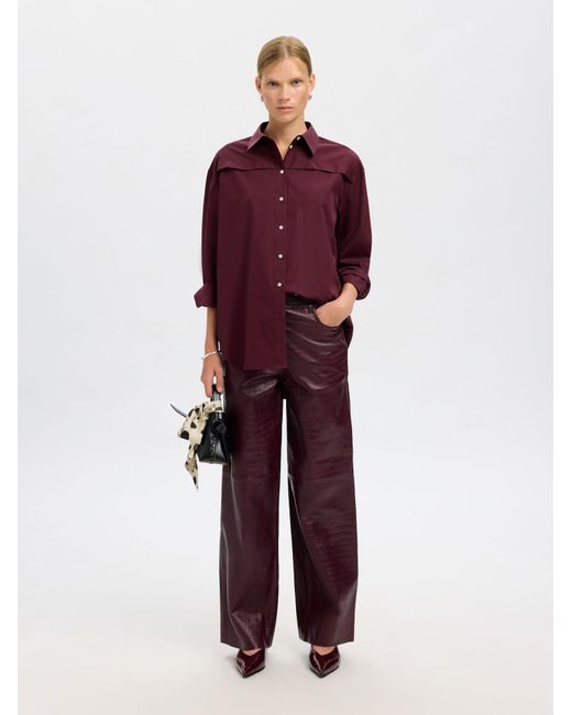 SELECTED Red Bluse