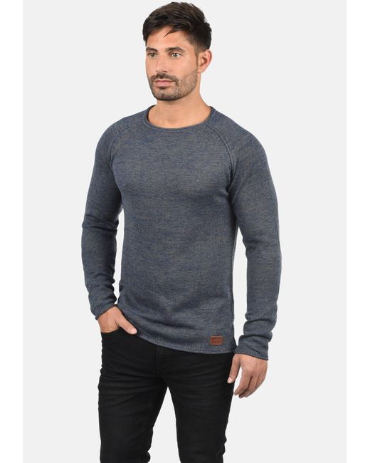 Blend Feinstrick-Pullover Bhdan in Gray für Herren