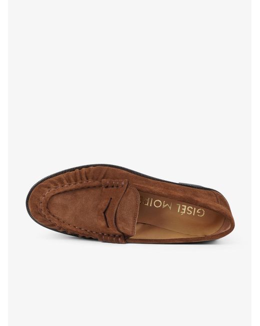 GISÉL MOIRÉ Brown Halbschuhe