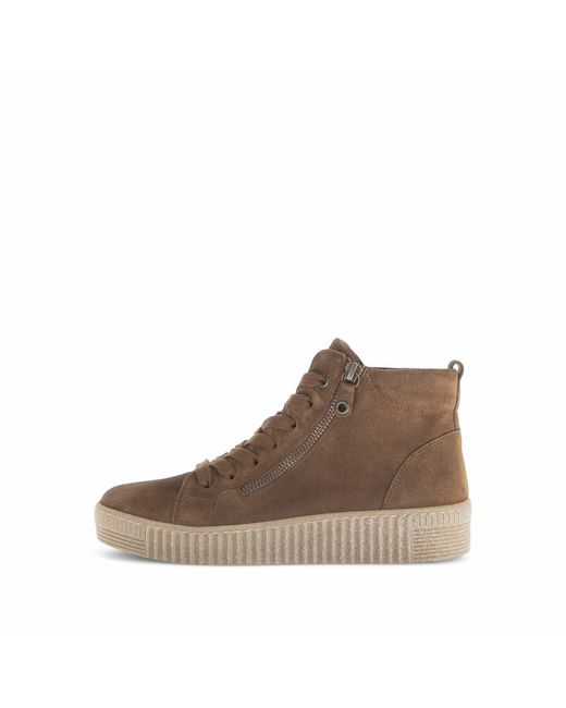 Gabor Brown Schnürstiefelette