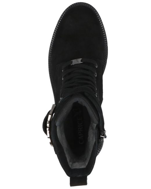 Caprice Black Schnürstiefelette