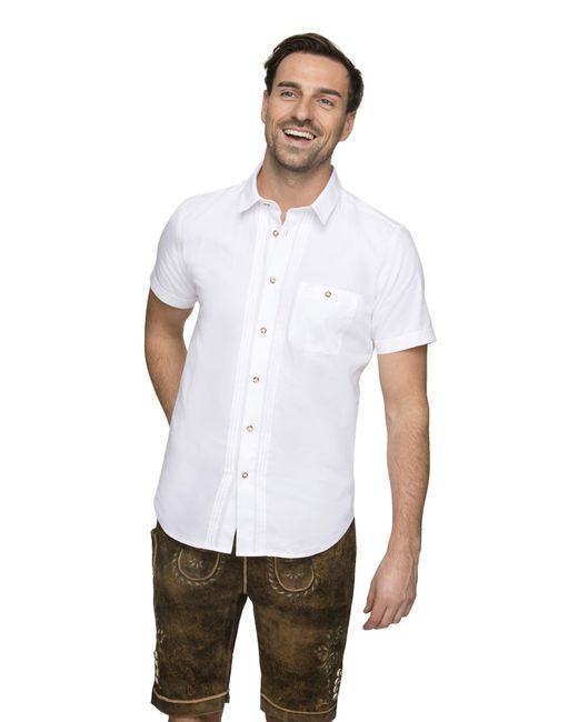 Stockerpoint Hemd Bodo in White für Herren