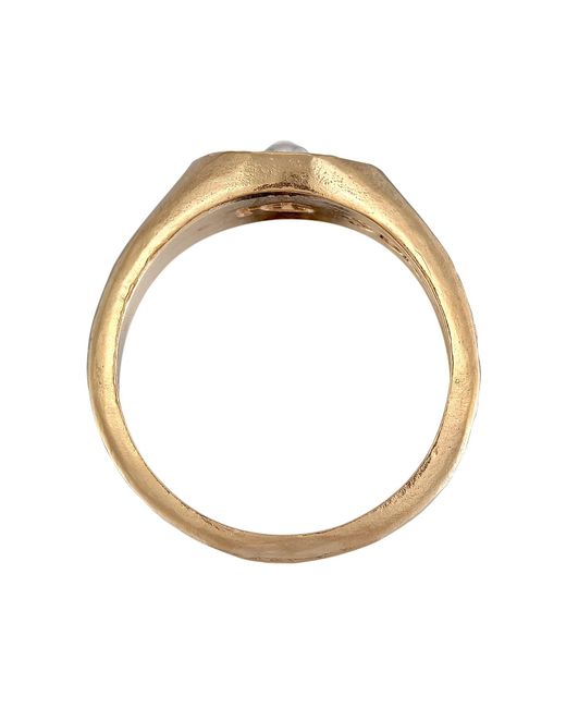 Haze & Glory Ring Sun Lover in White für Herren