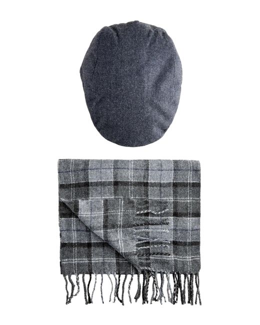 Next Set: Schal Und Hut in Gray für Herren