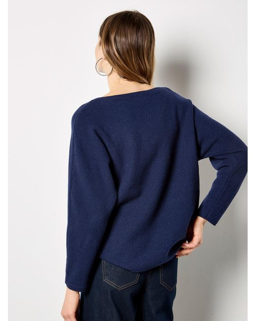 Apricot Blue Pullover