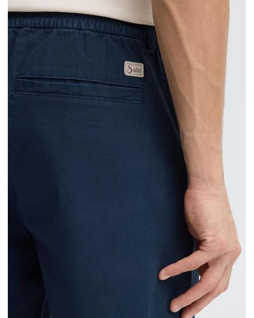 Solid Chinohose Sdmohan Stretch in Blue für Herren