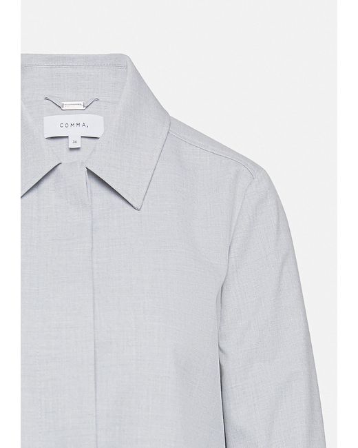 Comma, White Blazer