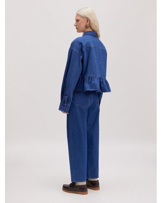 EDITED Blue Bluse Bibi