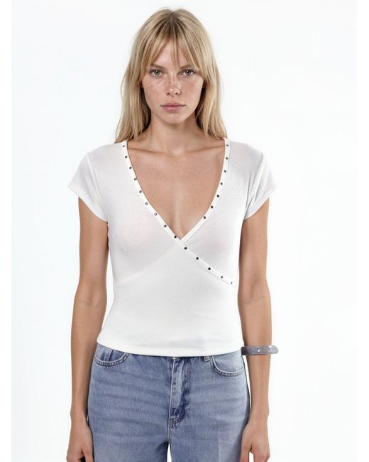 Busem White Bluse